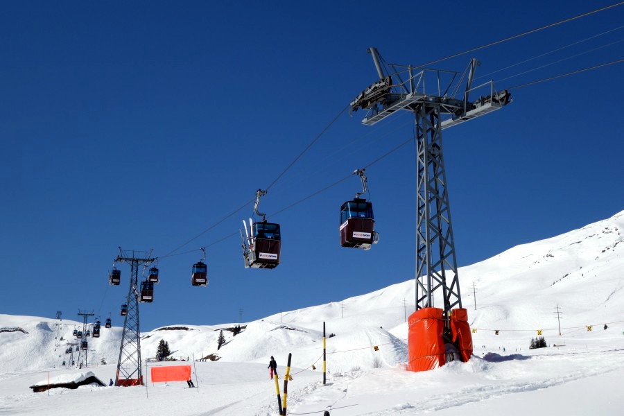 Kabinenbahn Geils-Hahnenmoos, März 2013