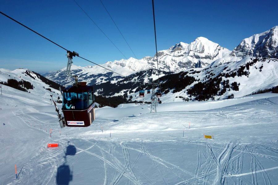 Kabinenbahn Geils-Hahnenmoos, März 2013