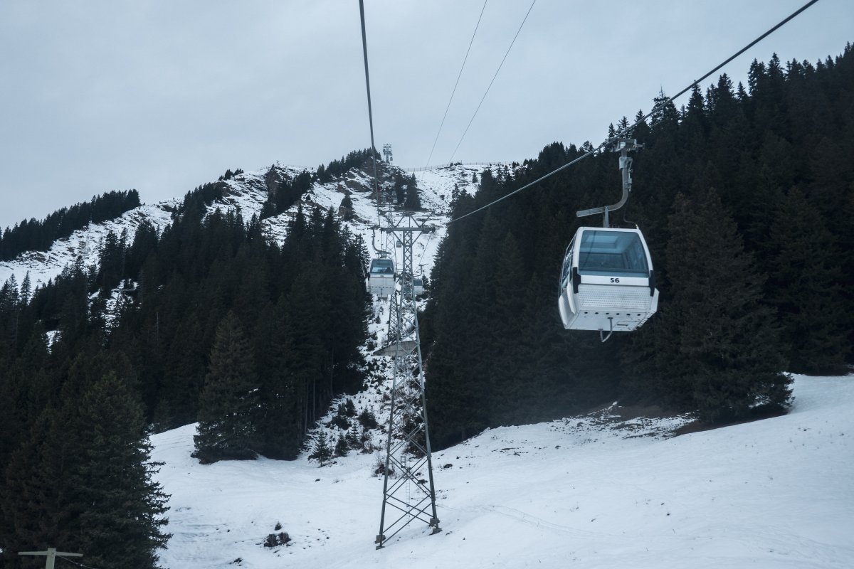 Kabinenbahn Bergläger-Sillerenbühl, Dezember 2022