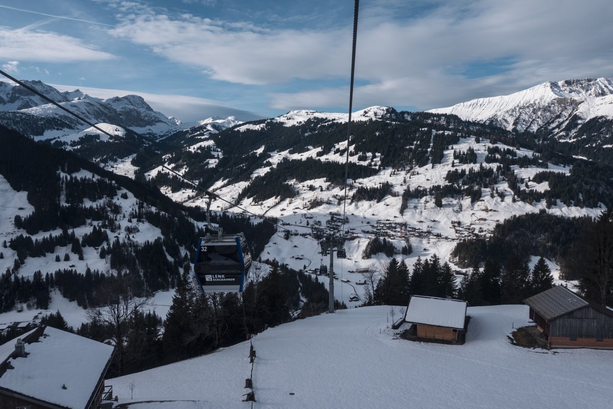 Kabinenbahn Lenk-Rothenbach-Metsch, Dezember 2022