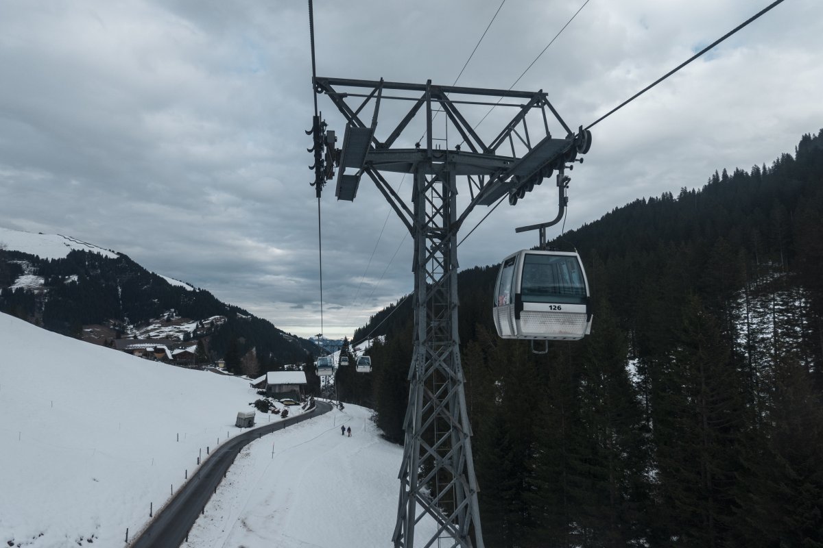 Kabinenbahn Adelboden-Eselmoos-Bergläger, Dezember 2022