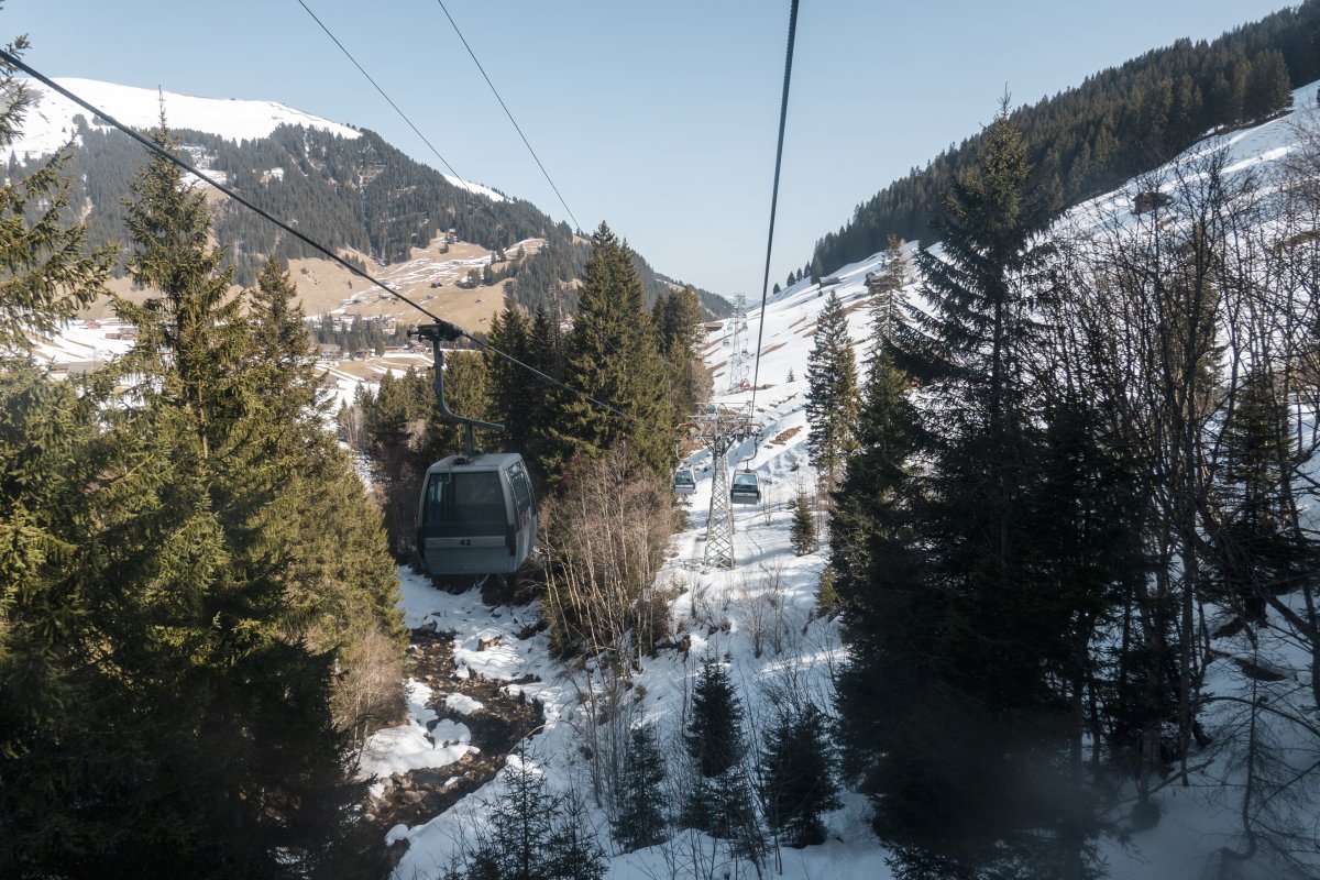 Kabinenbahn Oey-Eselmoos-Bergläger, März 2026