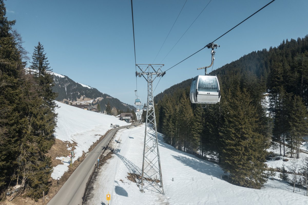 Kabinenbahn Oey-Eselmoos-Bergläger, März 2026