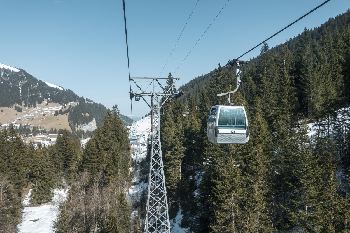 Kabinenbahn Oey-Eselmoos-Bergläger, März 2026