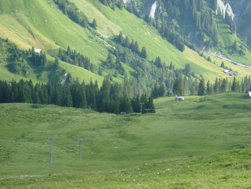 Schlepplift Tschentenalp, Juli 2006