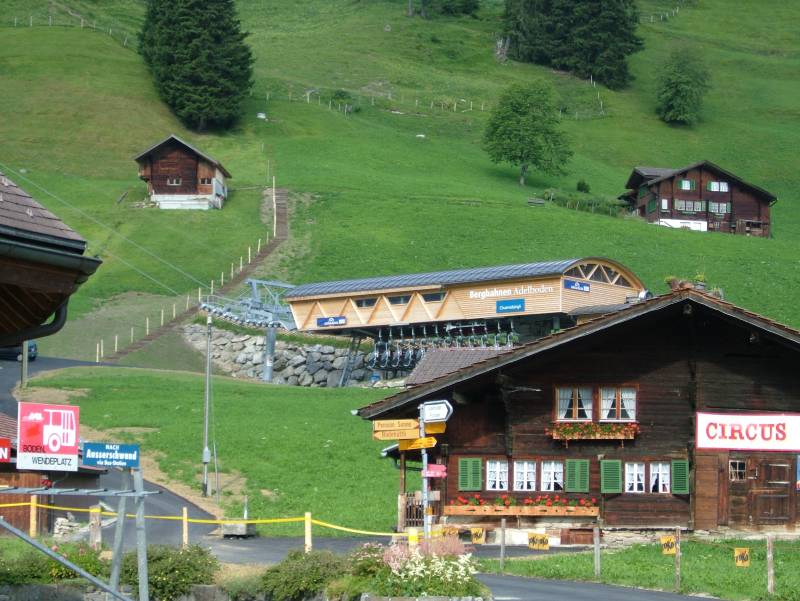 Sesselbahn Adelboden-Chüenisbärgli, Juli 2006
