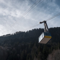 Luftseilbahn Airolo-Pesciüm, März 2023