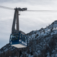 Luftseilbahn Pesciüm-Sasso della Boggia, März 2023