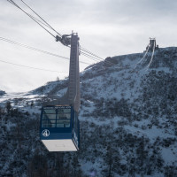 Luftseilbahn Pesciüm-Sasso della Boggia, März 2023