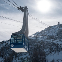 Luftseilbahn Pesciüm-Sasso della Boggia, März 2023