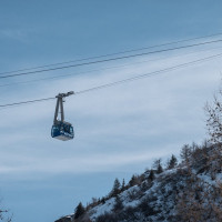 Luftseilbahn Pesciüm-Sasso della Boggia, März 2023