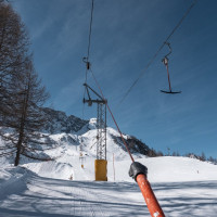 Schlepplift Pesciüm-Comascnè, März 2023