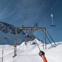 Schlepplift Pesciüm-Comascnè, März 2023