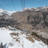 Luftseilbahn Pesciüm-Sasso della Boggia, März 2023
