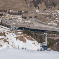 Luftseilbahn Pesciüm-Sasso della Boggia, März 2023