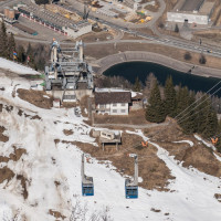 Luftseilbahn Pesciüm-Sasso della Boggia, März 2023