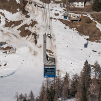 Luftseilbahn Pesciüm-Sasso della Boggia, März 2023