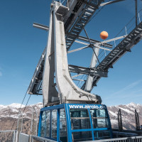 Bergstation der Luftseilbahn Pesciüm-Sasso della Boggia, März 2023