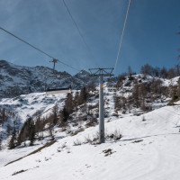 Sesselbahn Ravina-Varozzei, März 2023