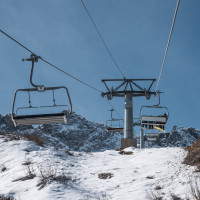 Sesselbahn Ravina-Varozzei, März 2023