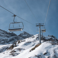 Sesselbahn Ravina-Varozzei, März 2023