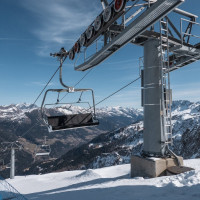Sesselbahn Ravina-Varozzei, März 2023