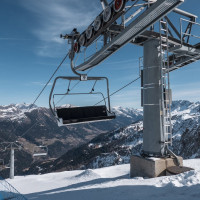 Sesselbahn Ravina-Varozzei, März 2023