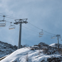 Sesselbahn Ravina-Varozzei, März 2023