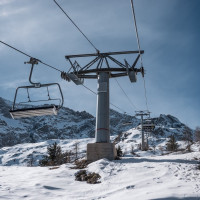 Sesselbahn Ravina-Varozzei, März 2023