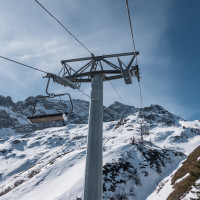 Sesselbahn Ravina-Varozzei, März 2023