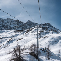 Sesselbahn Ravina-Varozzei, März 2023