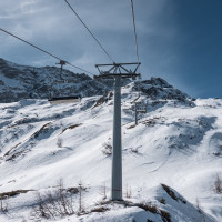 Sesselbahn Ravina-Varozzei, März 2023