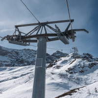 Sesselbahn Ravina-Varozzei, März 2023