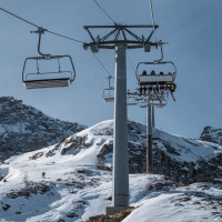 Sesselbahn Ravina-Varozzei, März 2023