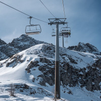 Sesselbahn Ravina-Varozzei, März 2023