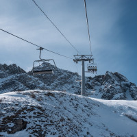 Sesselbahn Ravina-Varozzei, März 2023