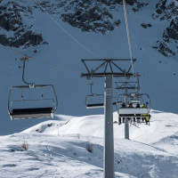 Sesselbahn Ravina-Varozzei, März 2023