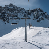 Sesselbahn Ravina-Varozzei, März 2023