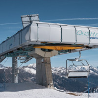 Bergstation der Sesselbahn Ravina-Varozzei, März 2023