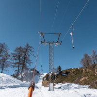 Schlepplift Ravina-Cassinello, März 2023