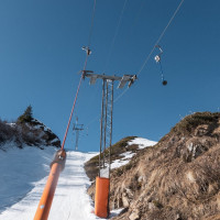 Schlepplift Ravina-Cassinello, März 2023