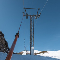 Schlepplift Ravina-Cassinello, März 2023