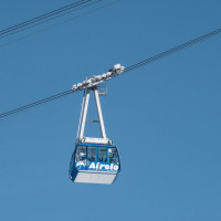 Luftseilbahn Pesciüm-Sasso della Boggia, März 2023