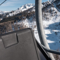 Sesselbahn Ravina-Varozzei, März 2023