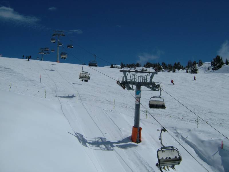 Sesselbahn Bettmeralp-Wurzenbord, April 2006