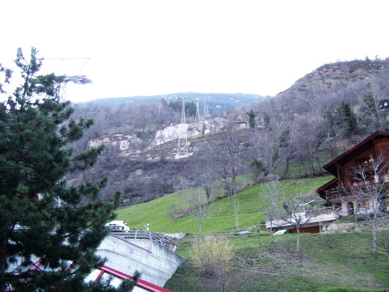 Kabinenbahn Mörel-Ried, April 2006