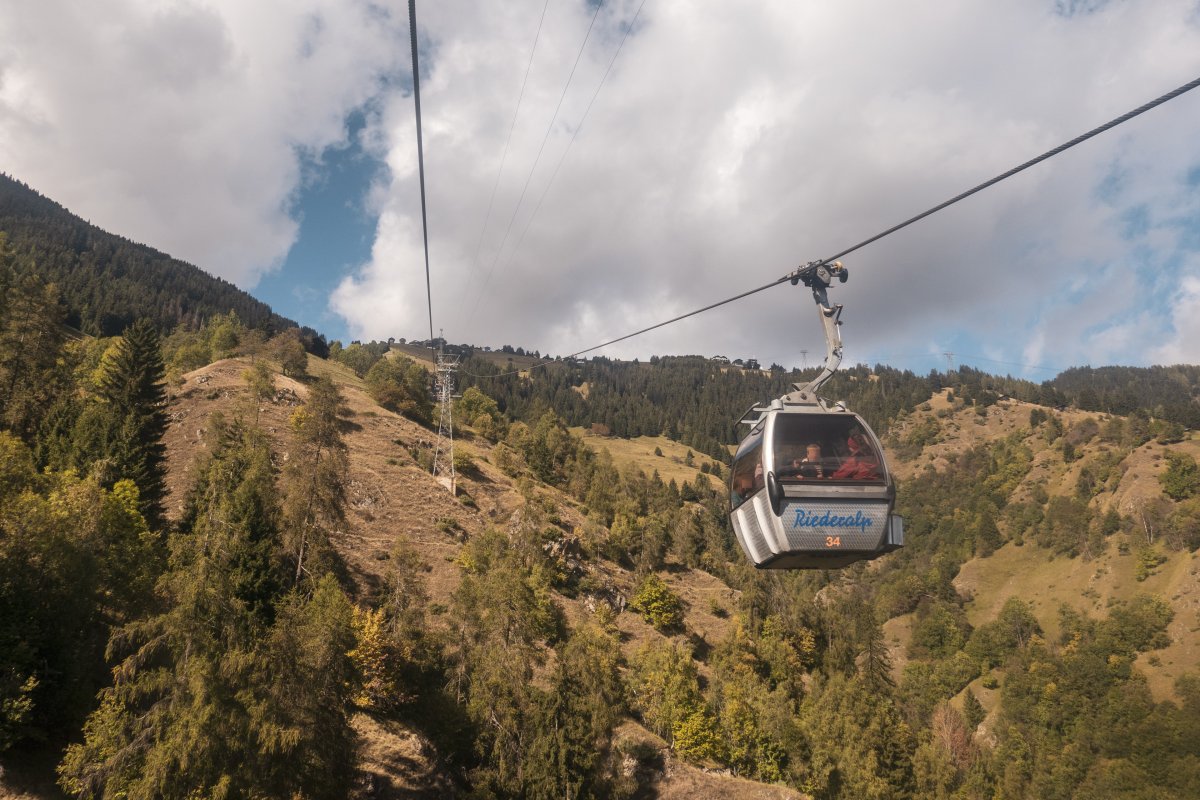 Kabinenbahn Ried-Riederalp, Oktober 2021