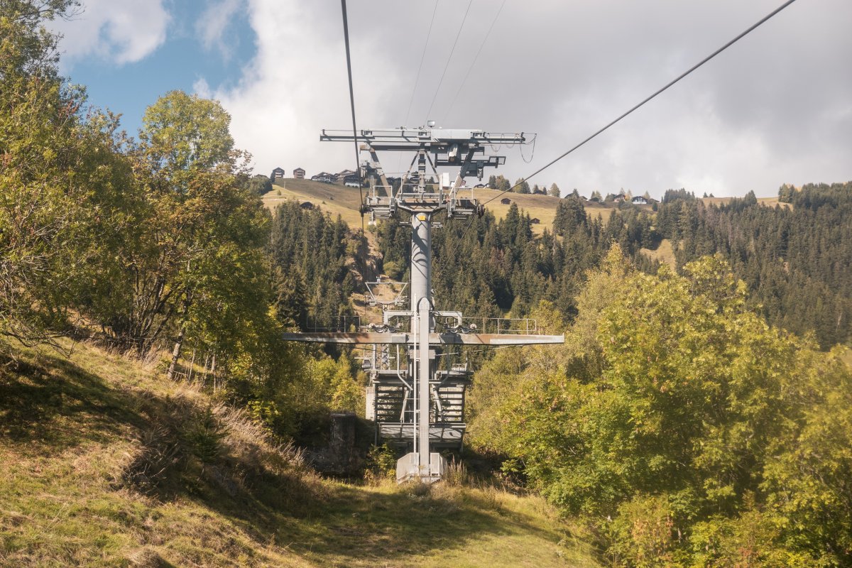 Kabinenbahn Ried-Riederalp, Oktober 2021