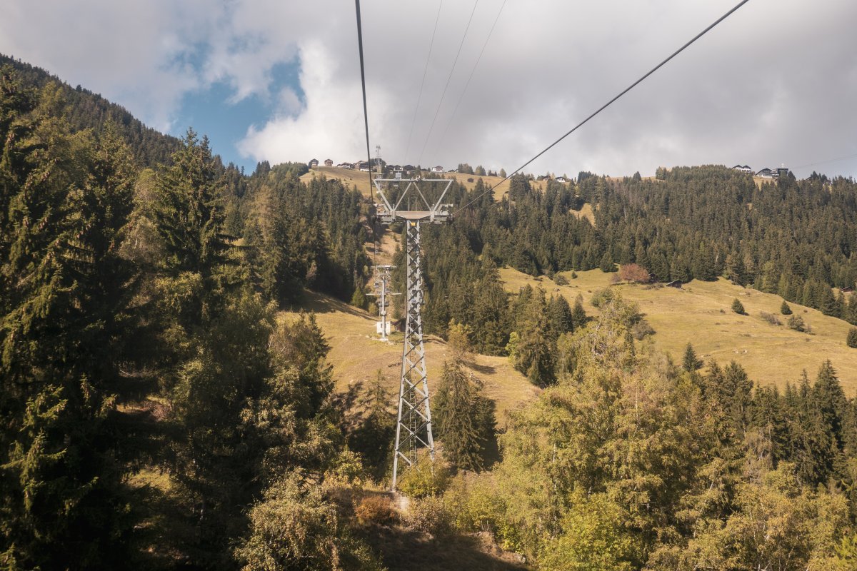 Kabinenbahn Ried-Riederalp, Oktober 2021