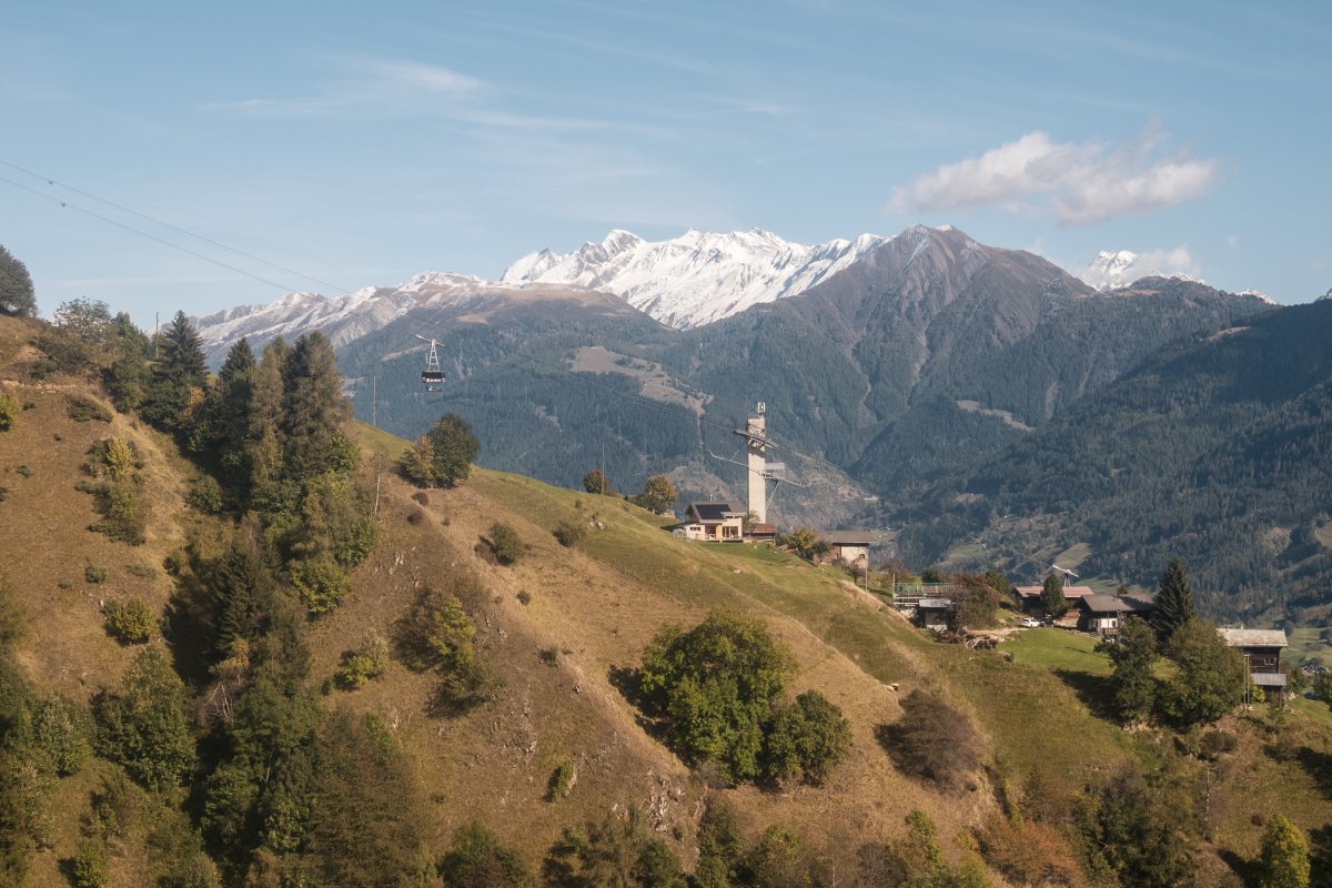 Luftseilbahn Mörel-Greich-Riederalp, Oktober 2021